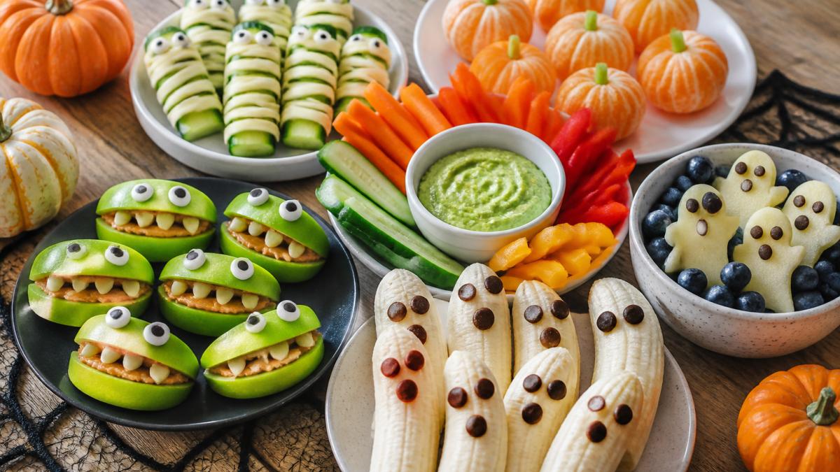 Healthy Halloween Party Snack Recipes That Kids Devour