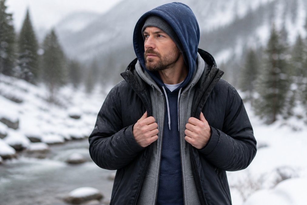 How to Layer Hoodies for Winter Without the Bulk