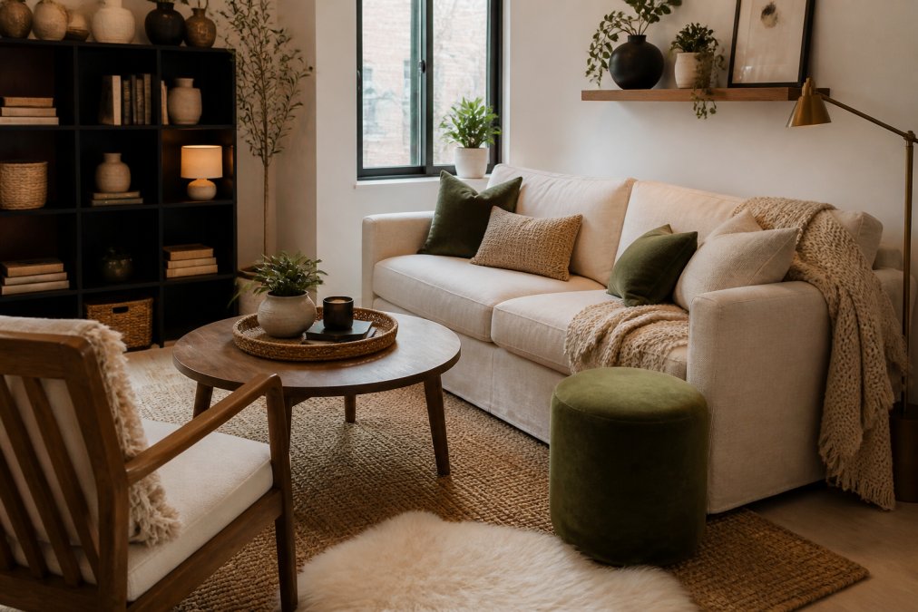 How to Mix Textures in Small Living Rooms