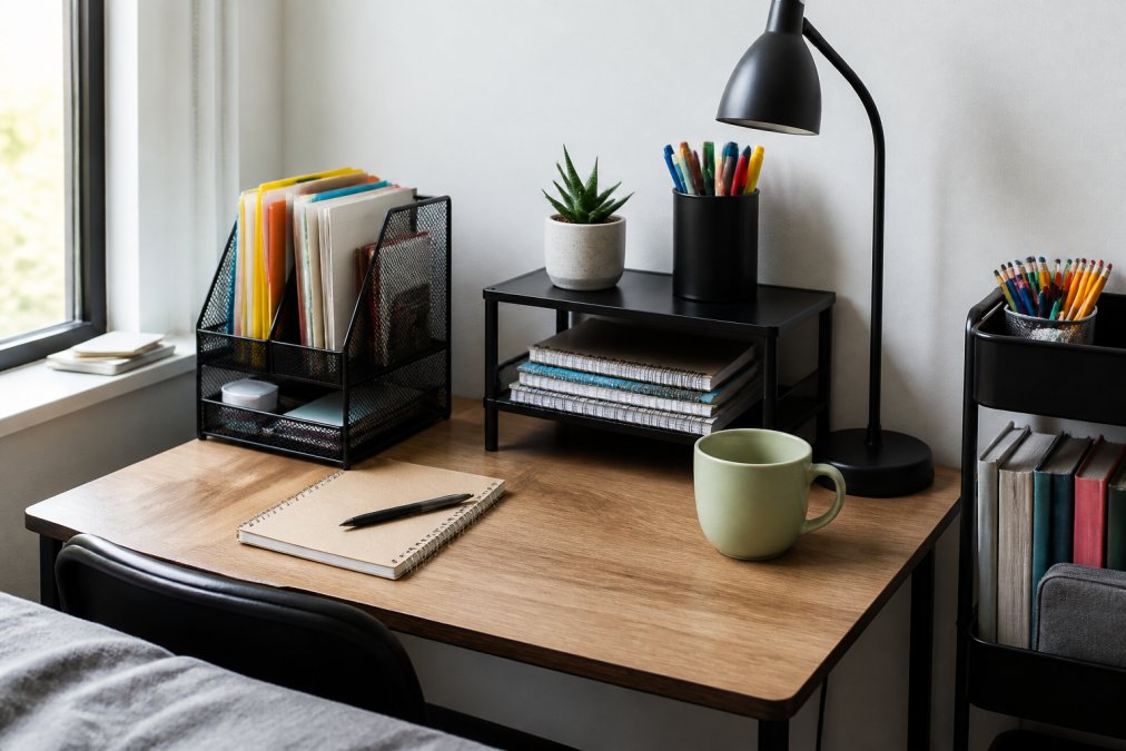 Organize a Small Student Desk: Space-Smart Tips