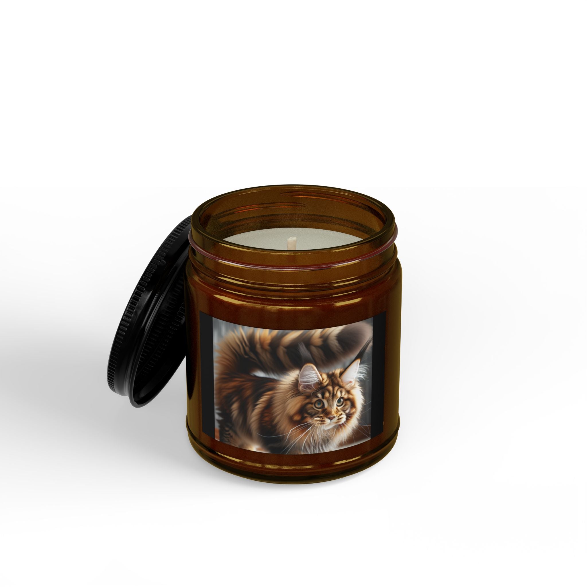 Maine Coon Cat Scented Candle (9oz)