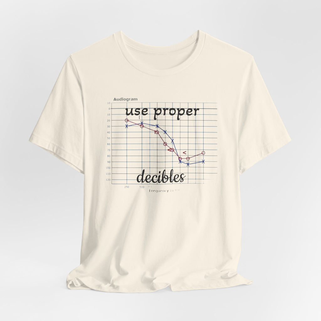 DECIBEL METER Jersey Short Sleeve Tee