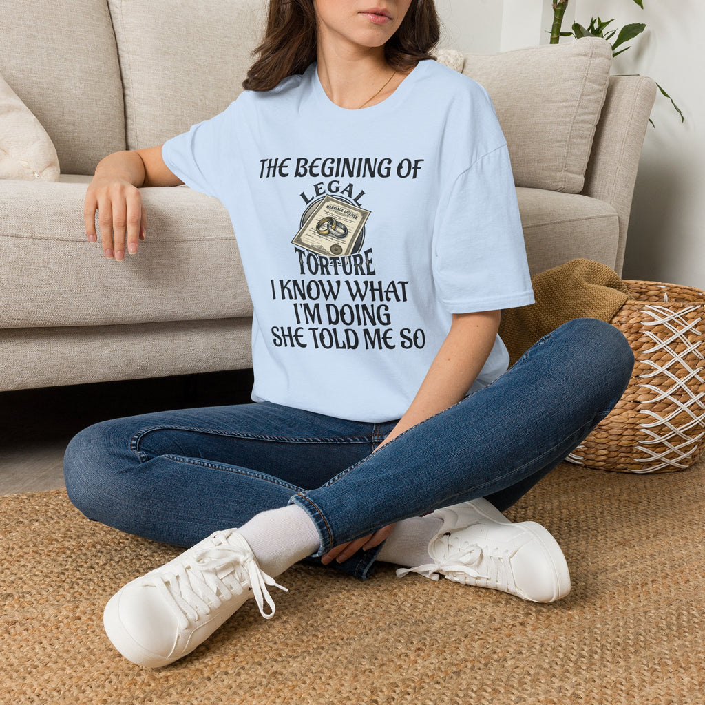 Legal Torture Money Graphic T-Shirt — Funny Lawyer/Legal Humor Tee