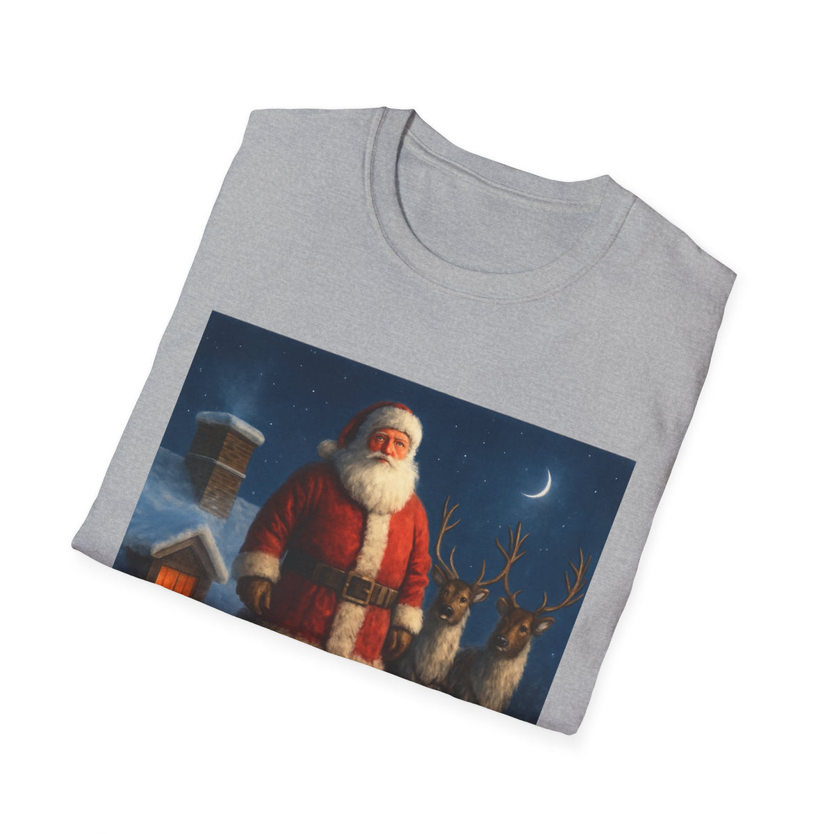 Santa Claus Night Scene T-Shirt