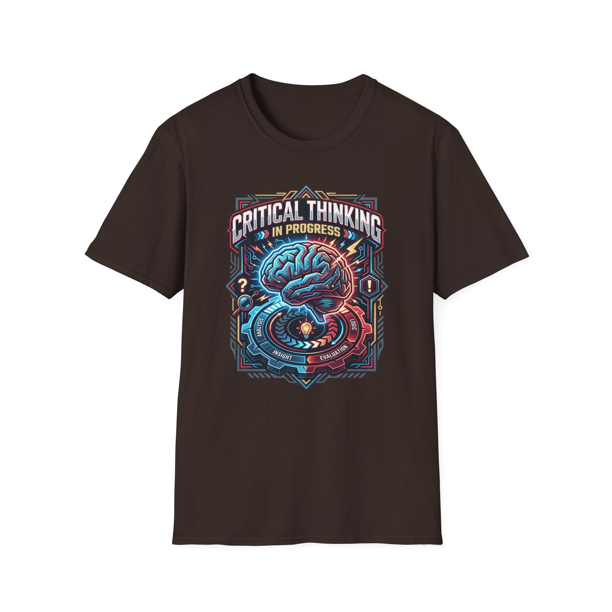 Brainstorming Tee — 'Critical Thinking Is Problem Solving' Graphic T-Shirt