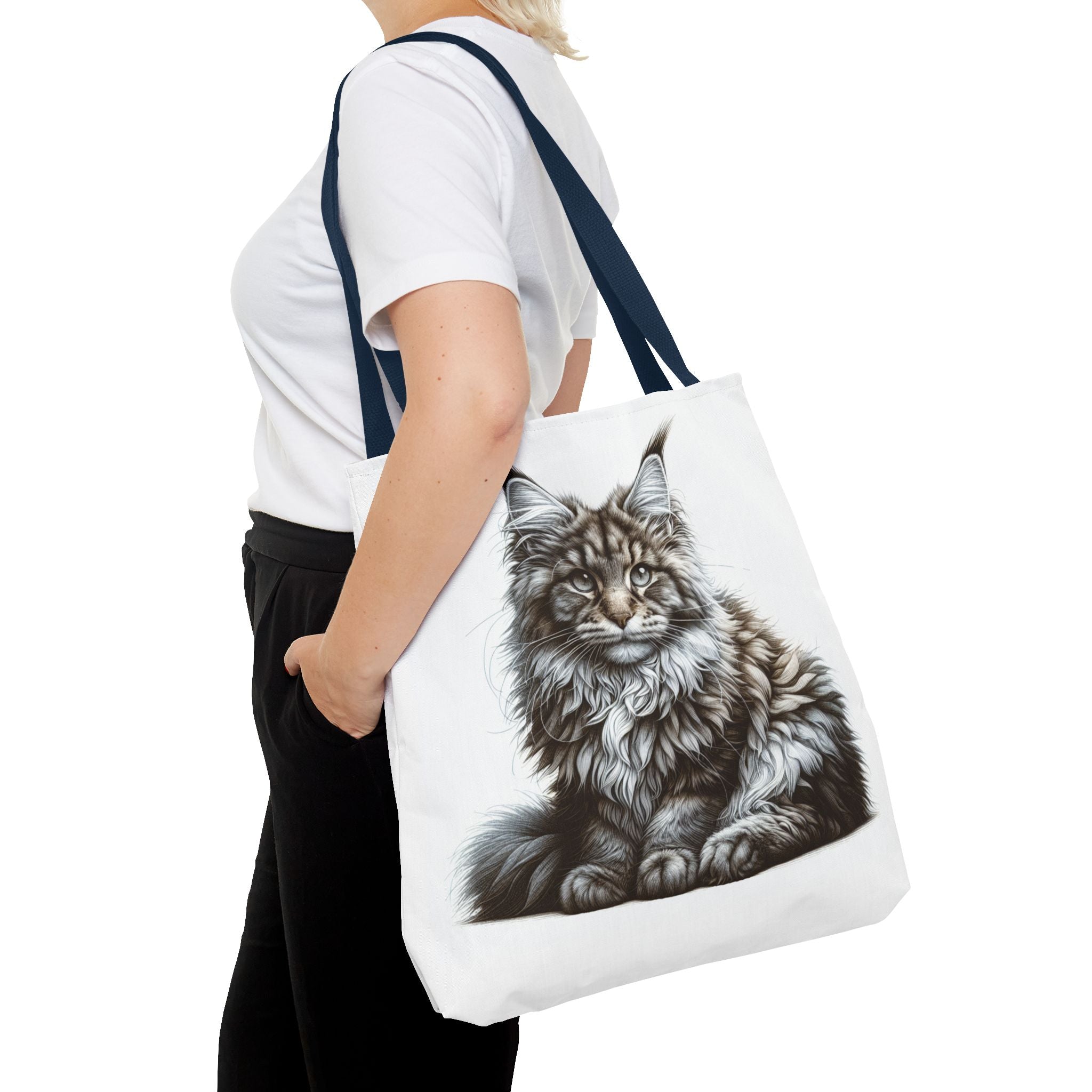 Maine Coon Cat Tote Bag (AOP)