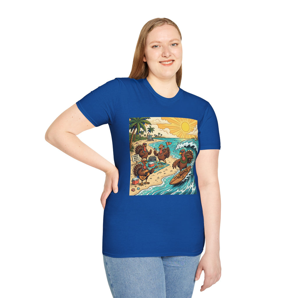 Surfing Turkey Beach Party T-Shirt