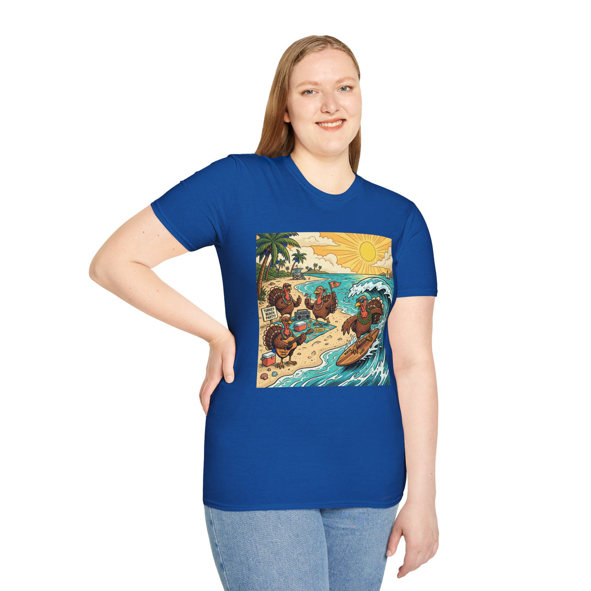 Surfing Turkey Beach Party T-Shirt