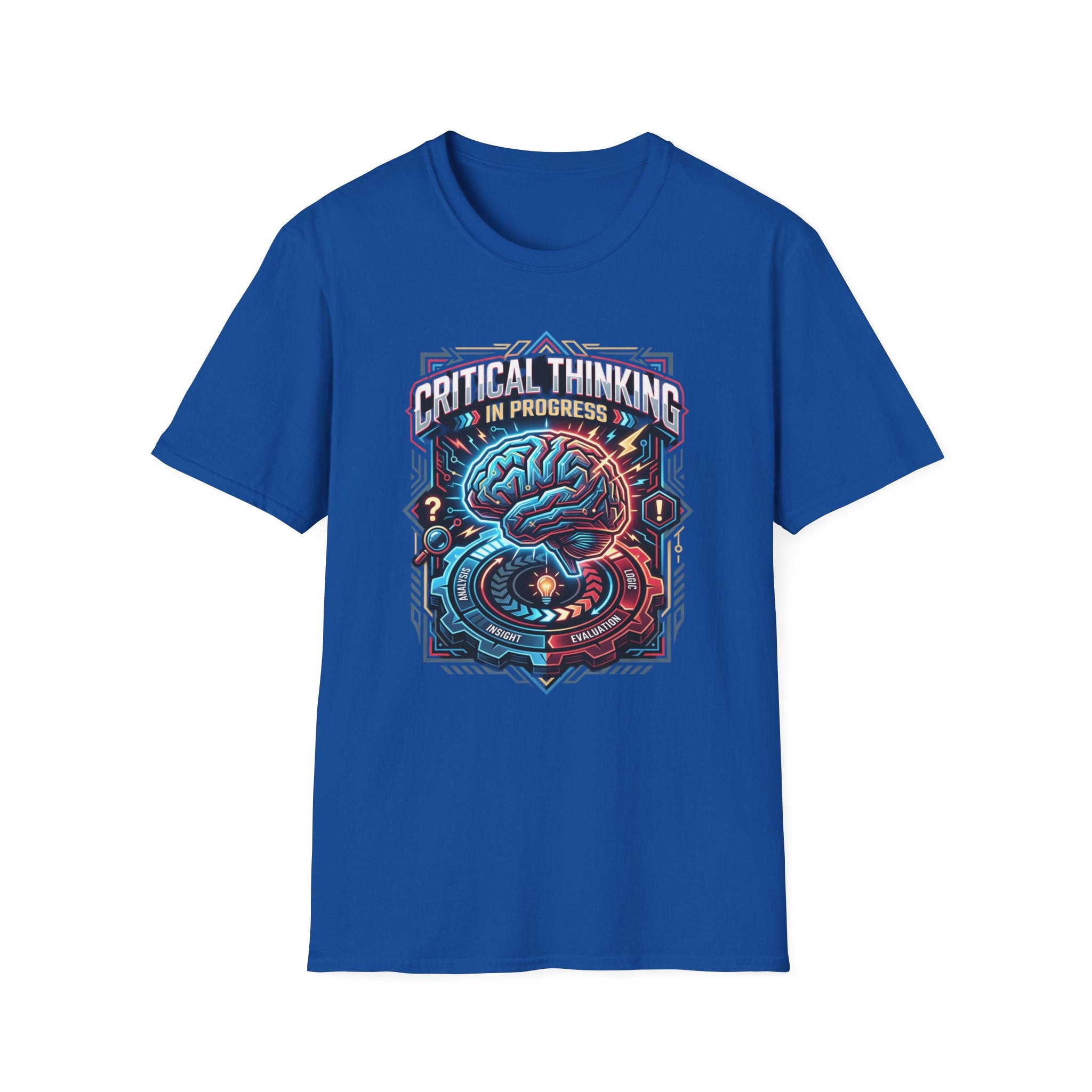 Brainstorming Tee — 'Critical Thinking Is Problem Solving' Graphic T-Shirt