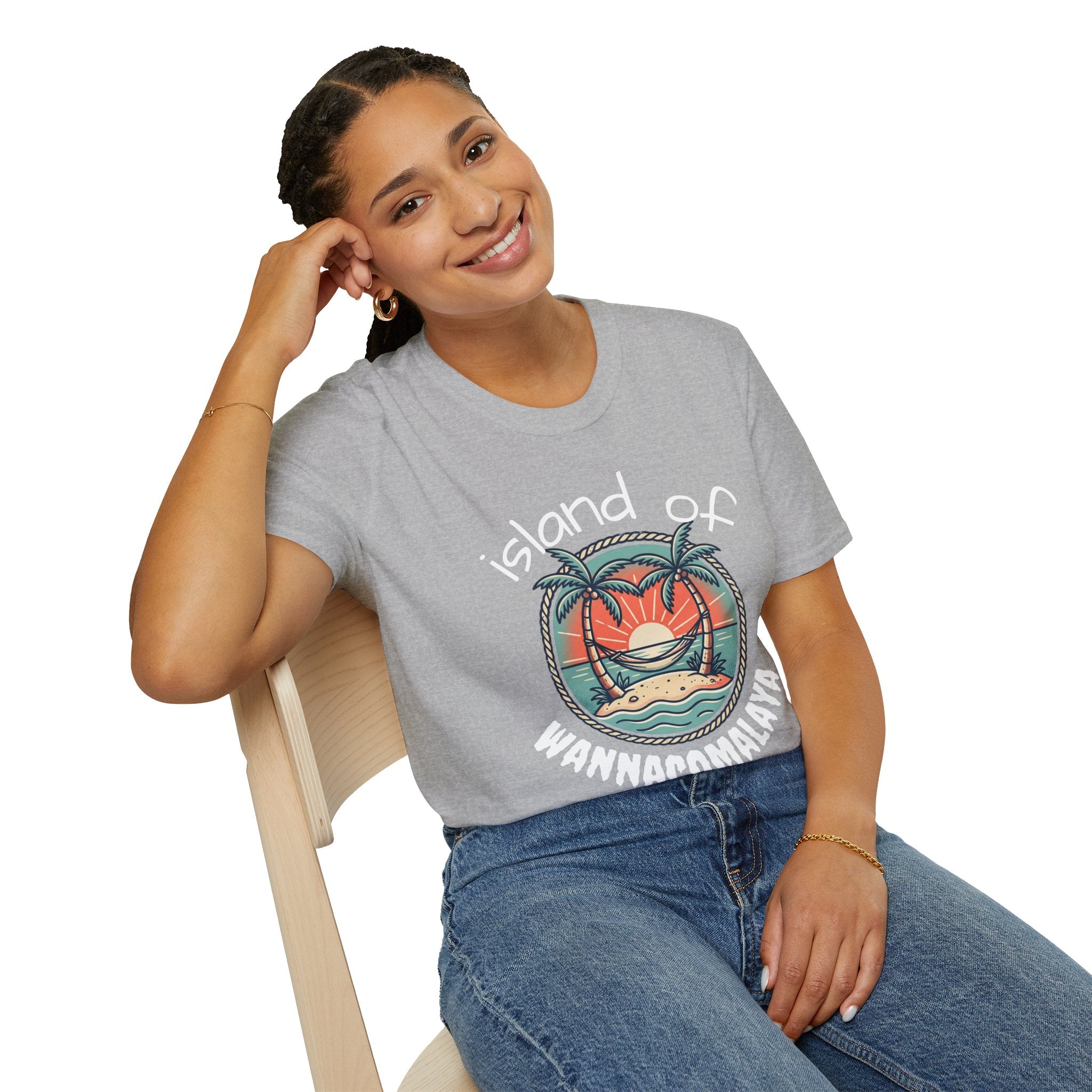 Island of Wannacomalaya Unisex Softstyle T-Shirt