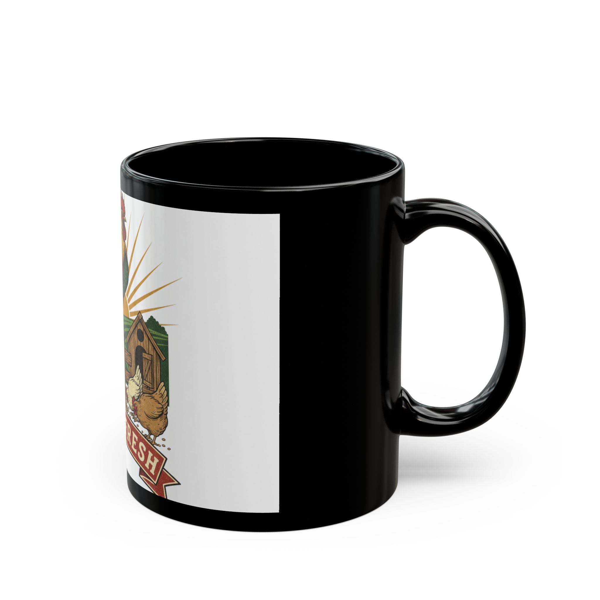 Rooster Farm Fresh Coffee Mug (11oz, 15oz)