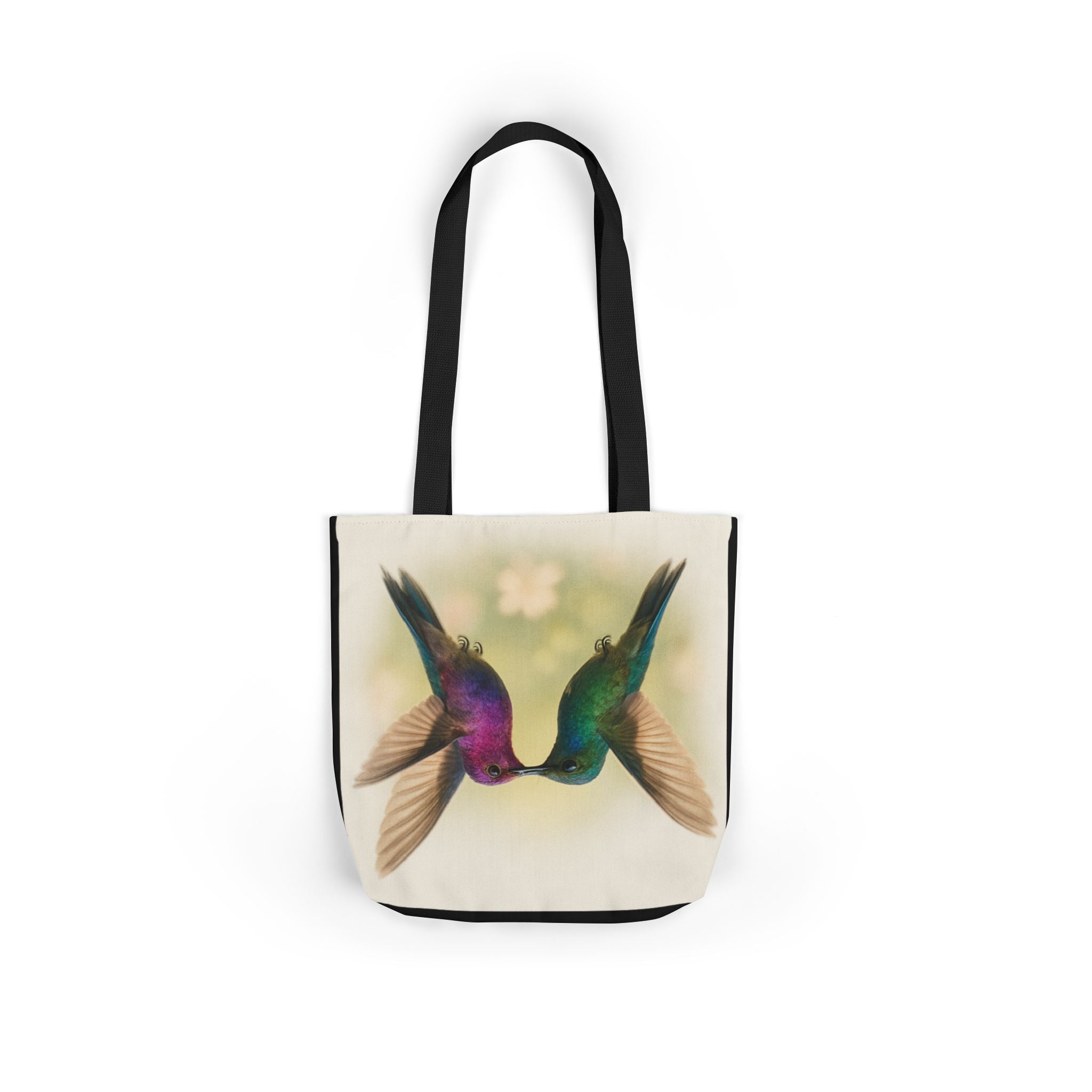 HUMMINGBIRD Canvas Tote Bag, 5-Color Straps