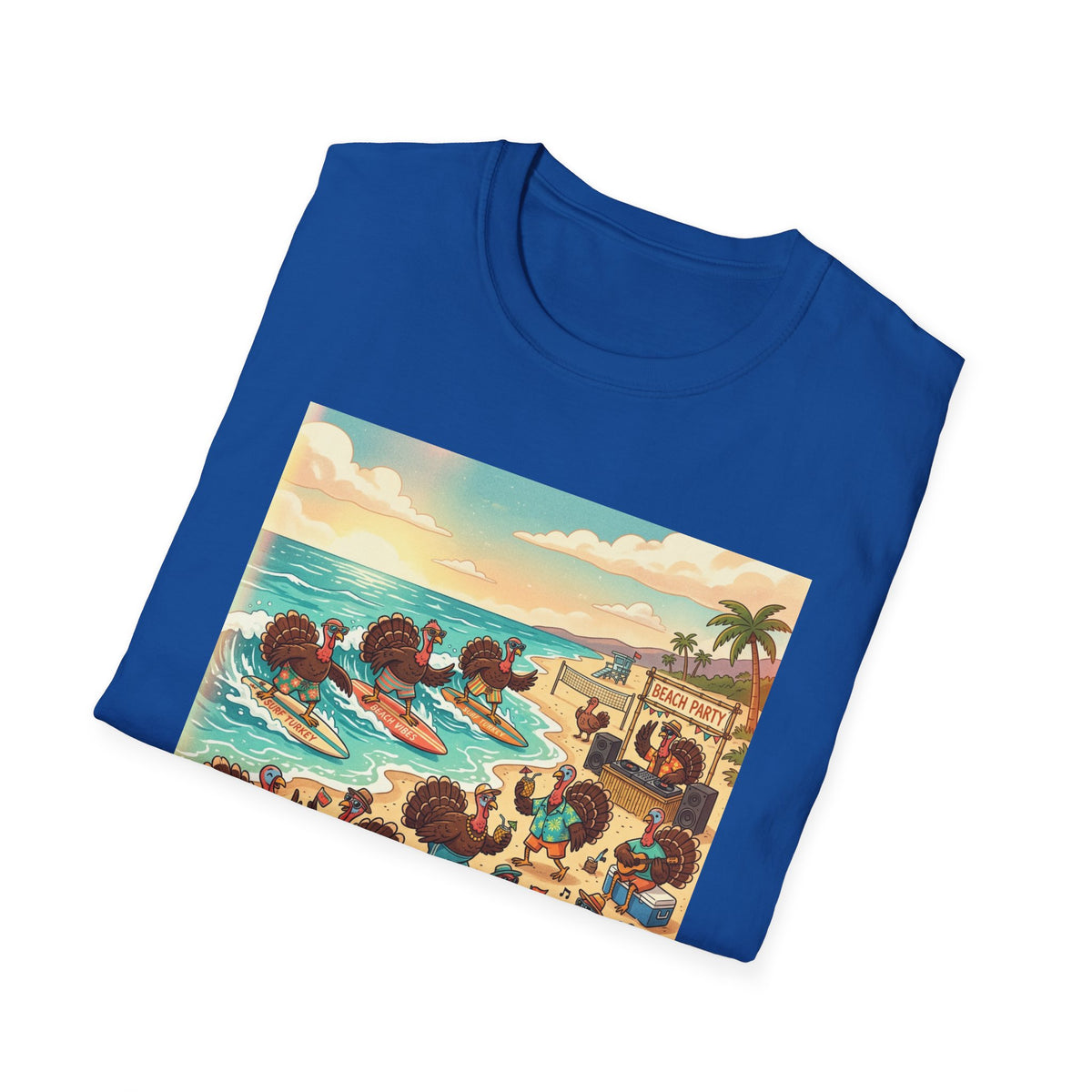 Tropical Beach Party T-Shirt – Colorful Summer Vacation Design