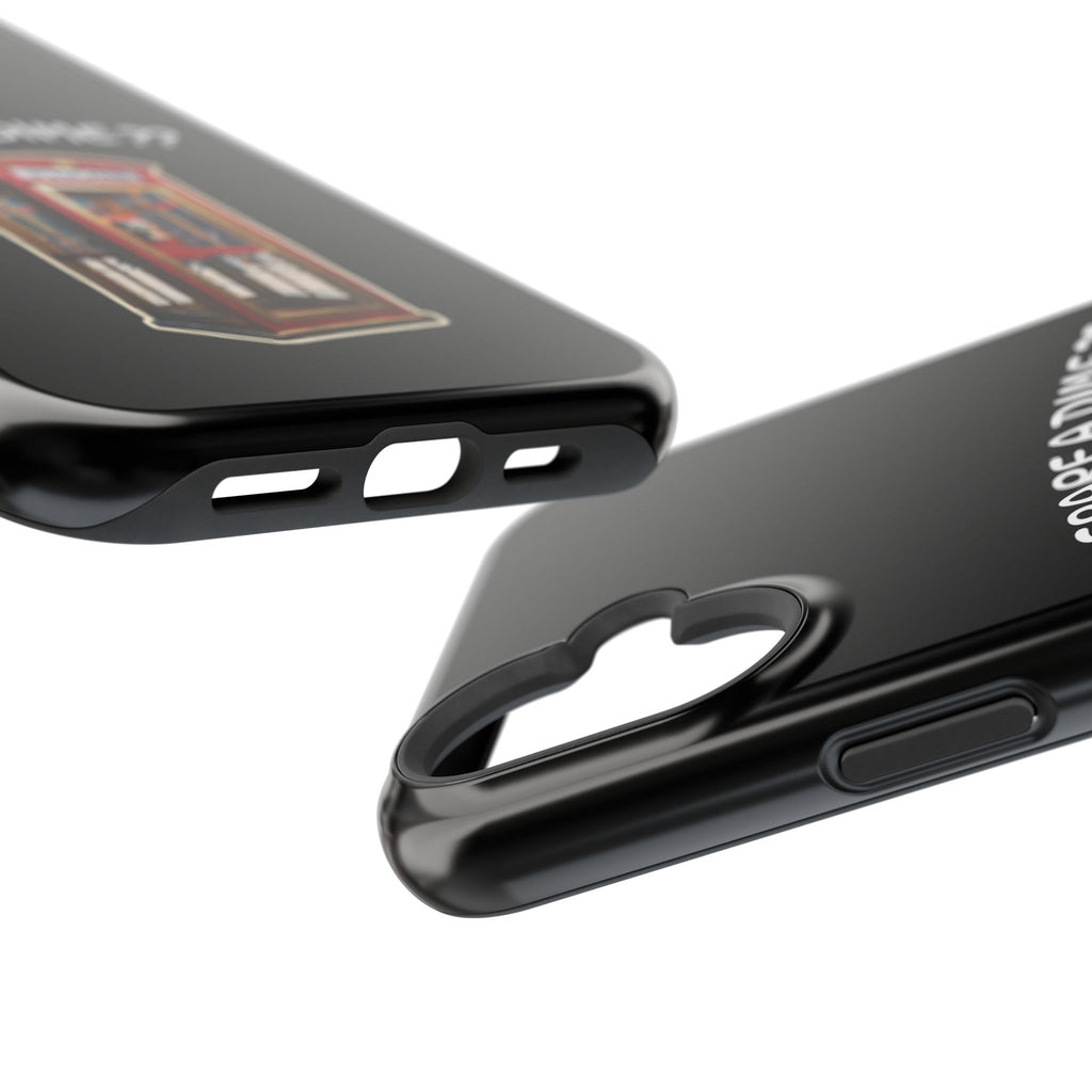 Phone Case — 'Spare a Dime?' Retro Phone Booth Magnetic Impact‑Resistant Case