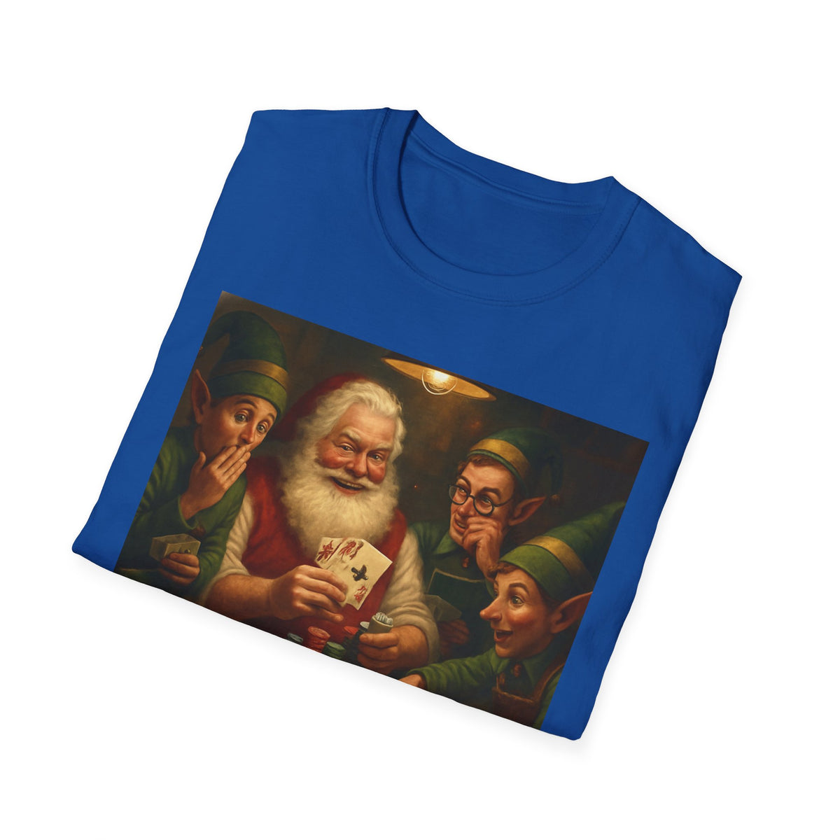Santa Poker Night Christmas T-Shirt
