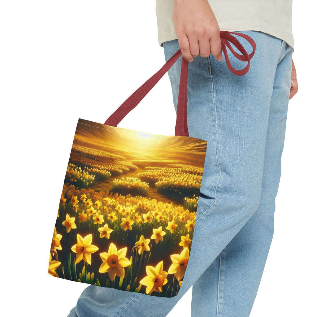 Sea of Daffodils Tote Bag (AOP)