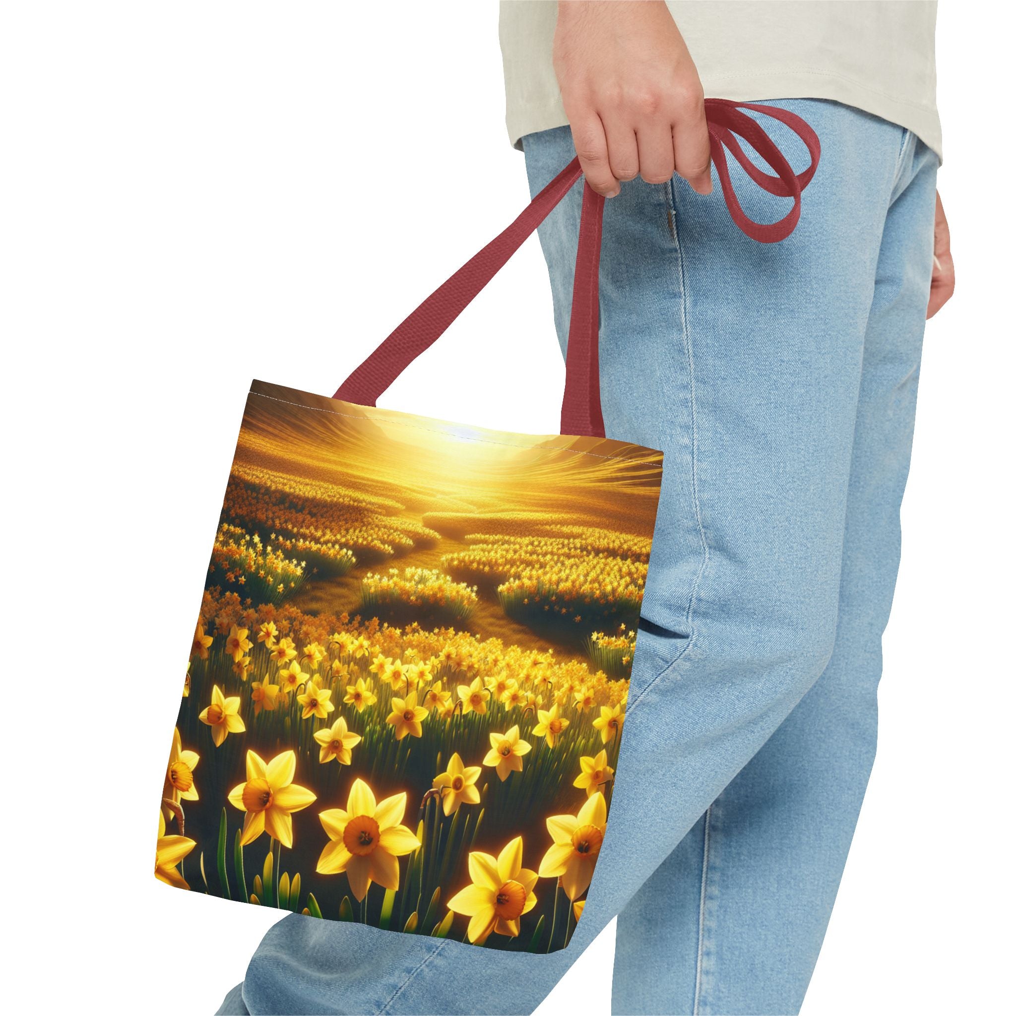 Sea of Daffodils Tote Bag (AOP)