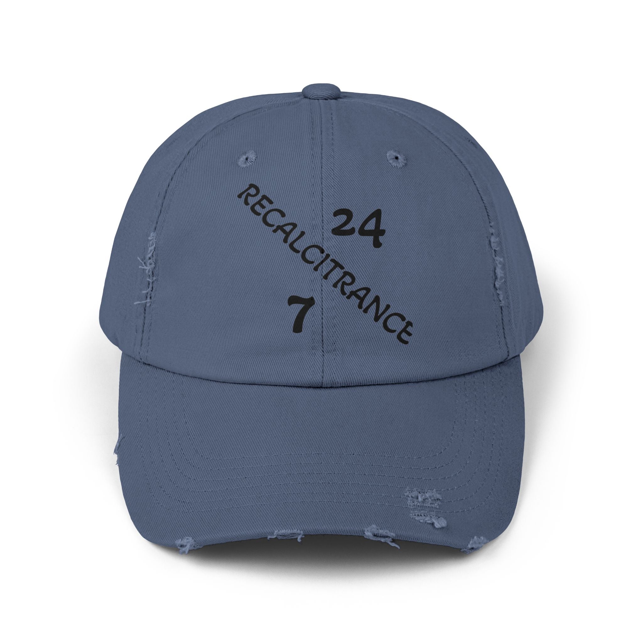 RECALCITRANCE (STUBBORN) Unisex Distressed Cap