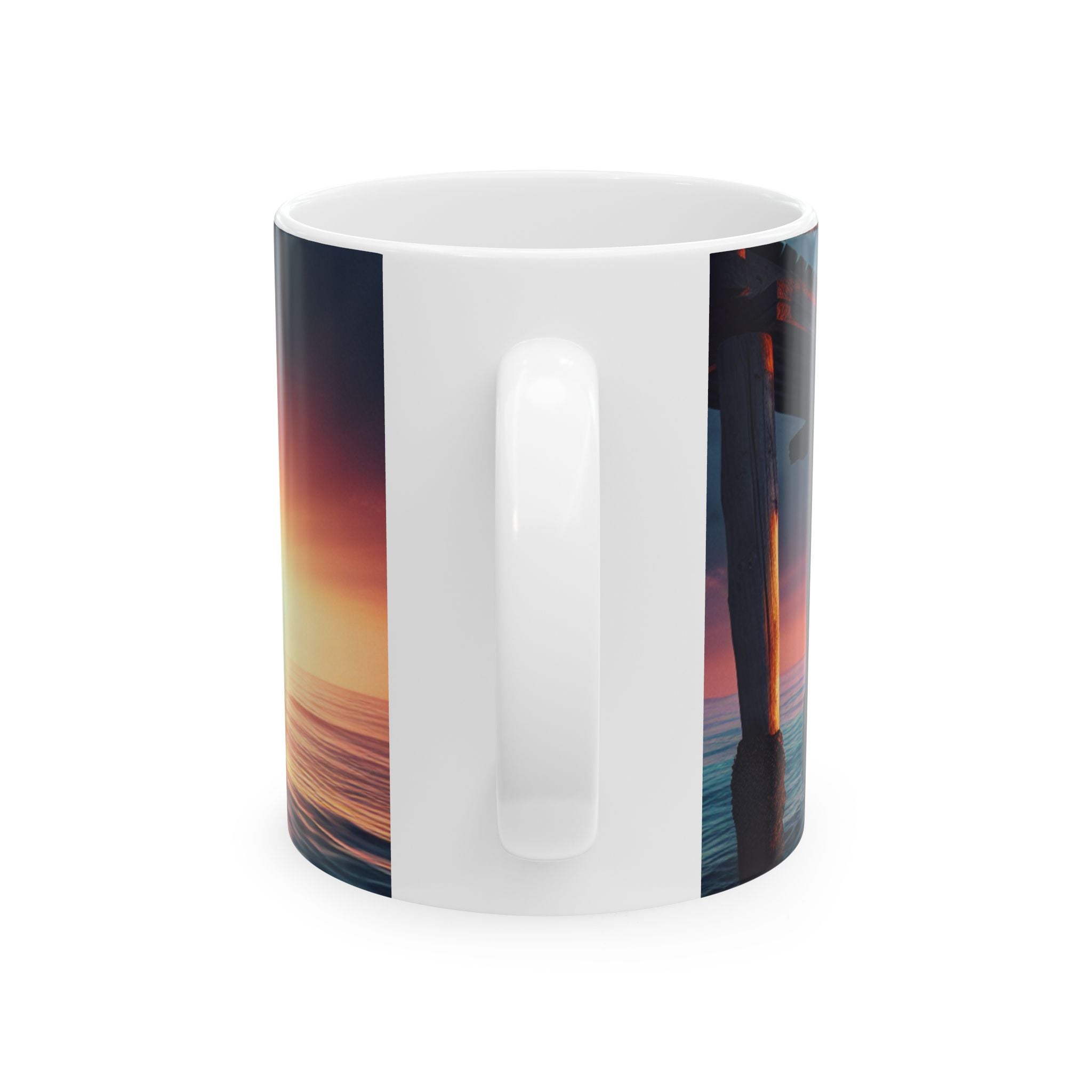 Beach Pier Coffee Mug (11oz, 15oz)