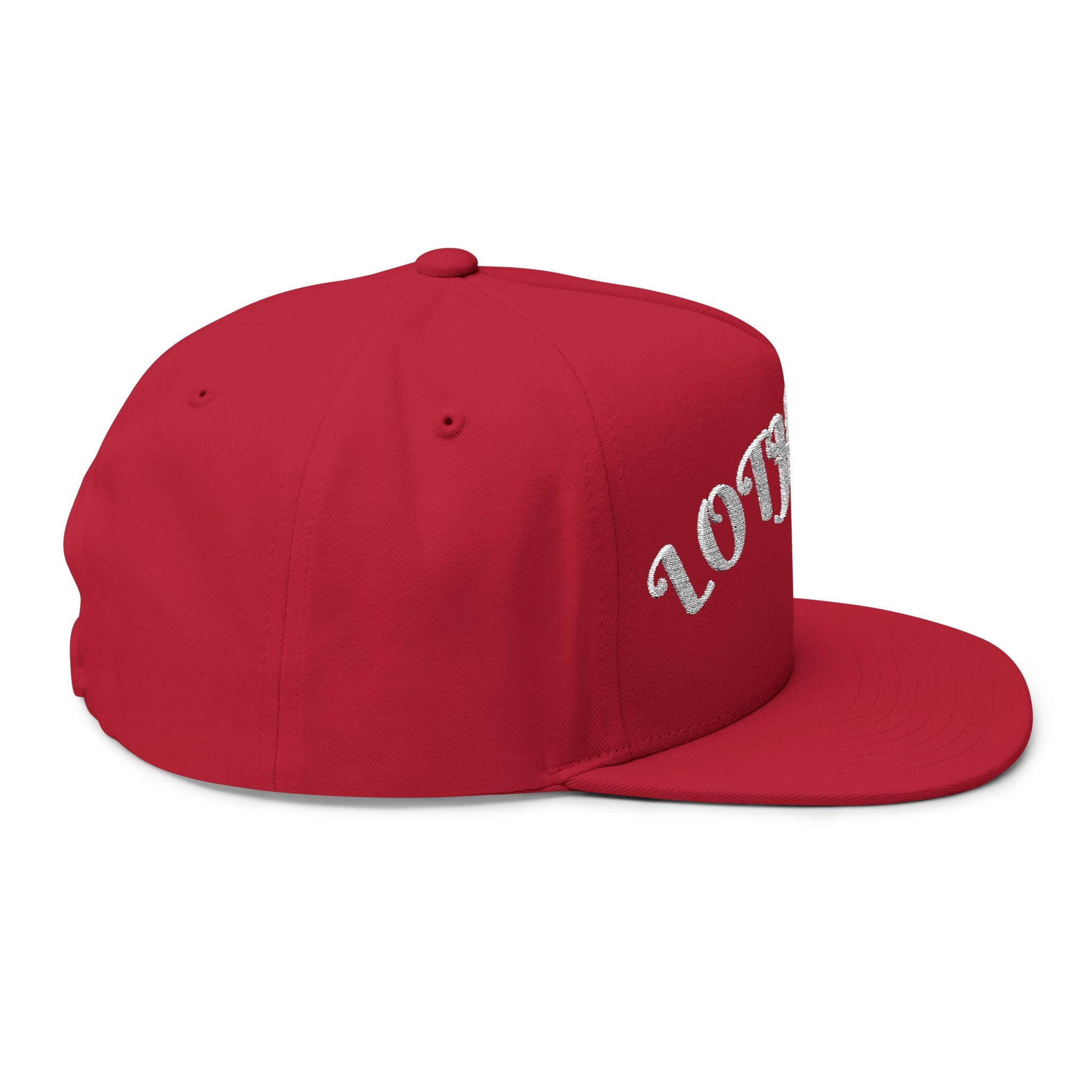 Flat Bill Cap (Embroidery)