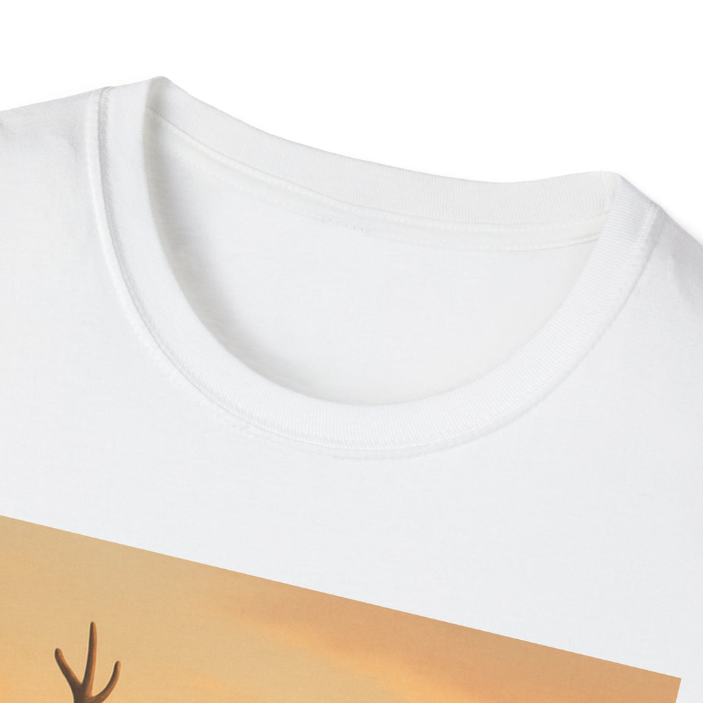 Santa Fishing with Reindeer T-Shirt