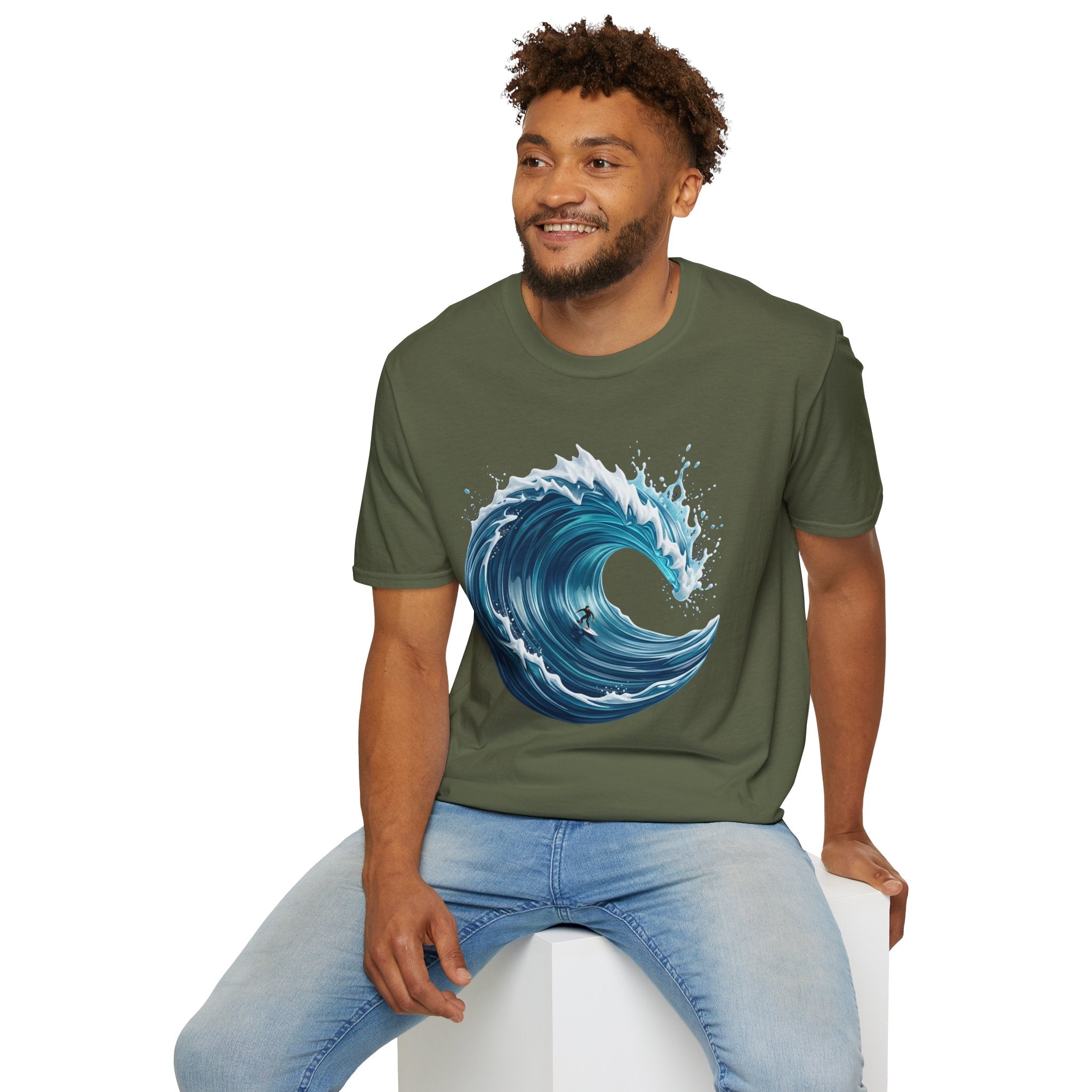 Ocean Wave T-Shirt — Coastal Surf Graphic Tee