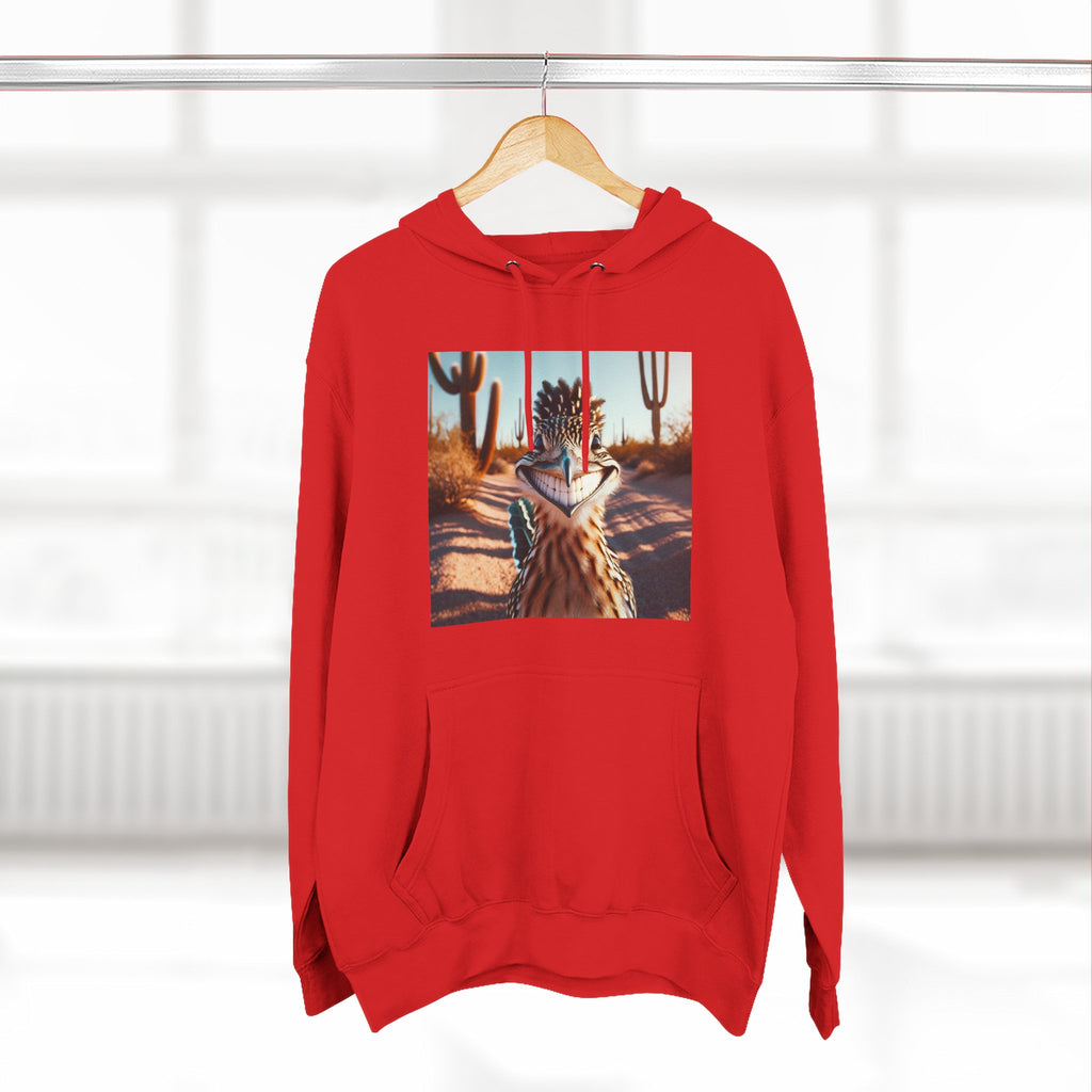 Three-Panel Fleece Hoodie