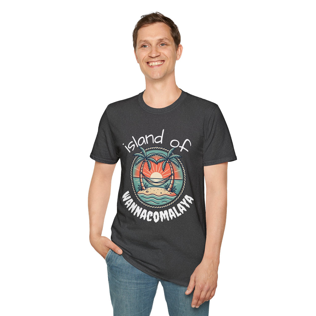 Island of Wannacomalaya Unisex Softstyle T-Shirt