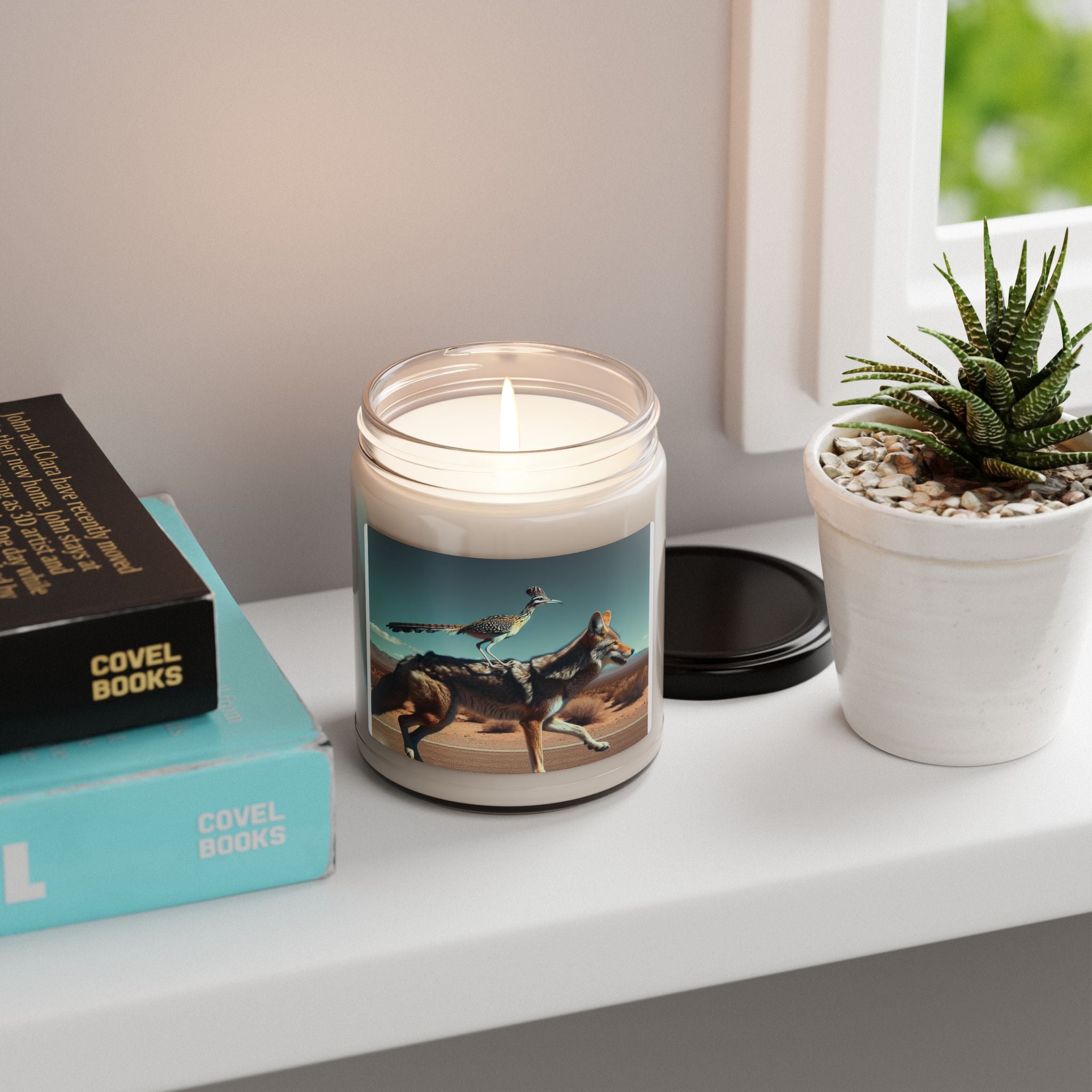 Roadrunner and Coyote Scented Candle (9oz)