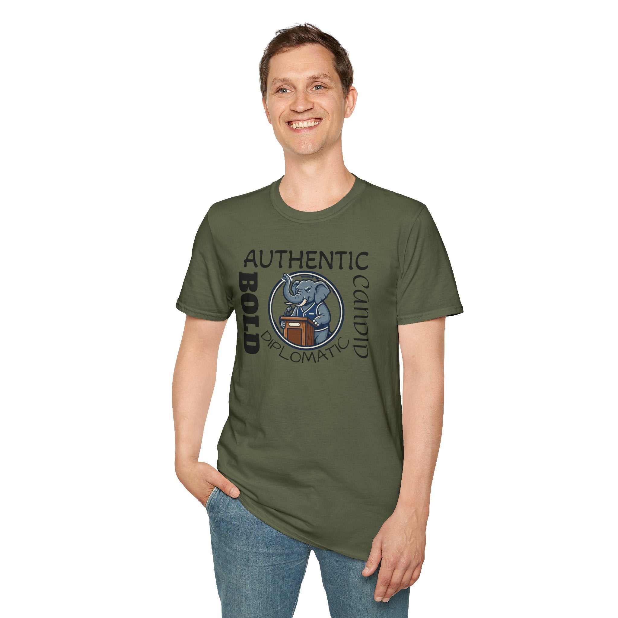 TALKING ELEPHANT Unisex Soft style T-Shirt