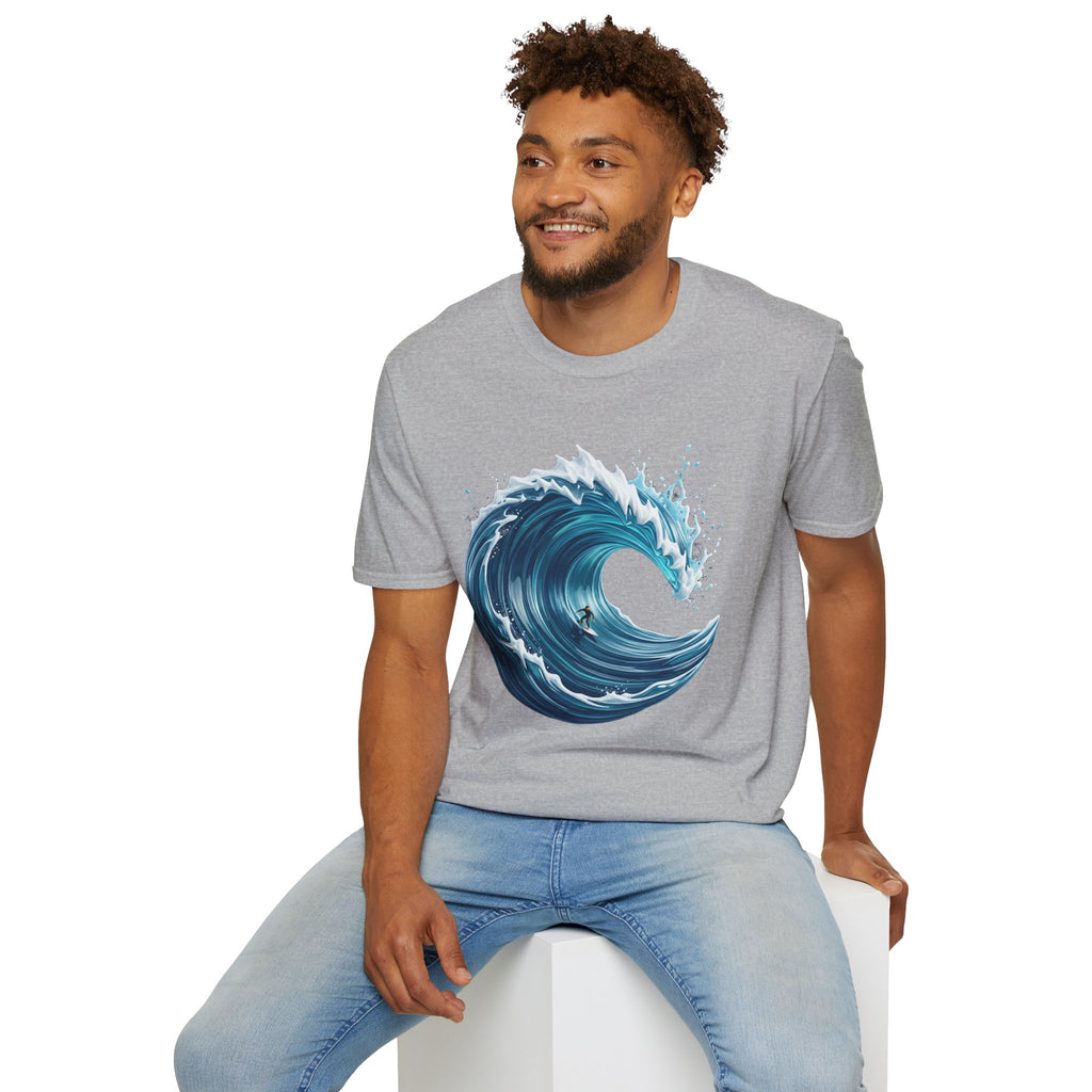 Ocean Wave T-Shirt — Coastal Surf Graphic Tee