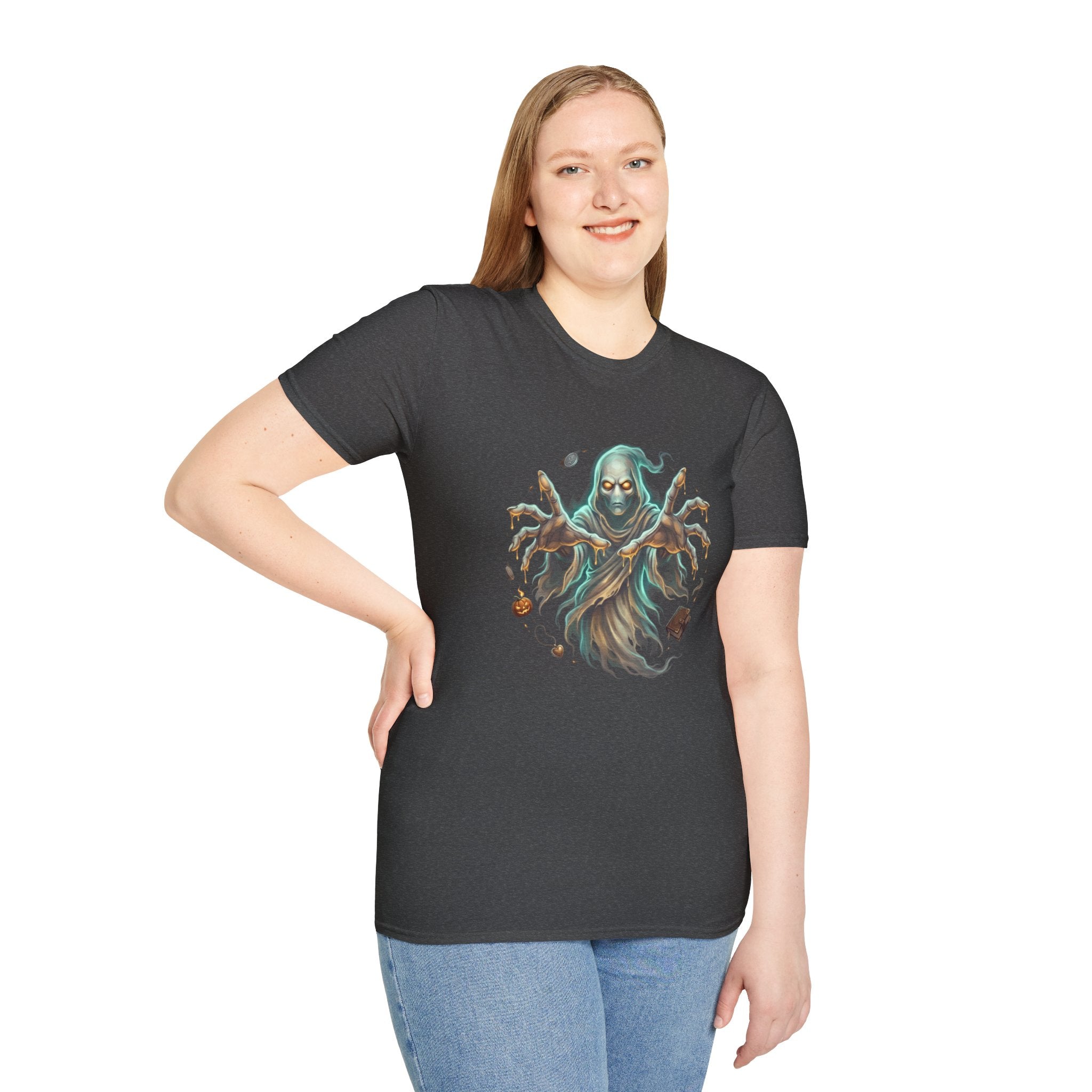 Hooded Specter Halloween Unisex Softstyle T-Shirt