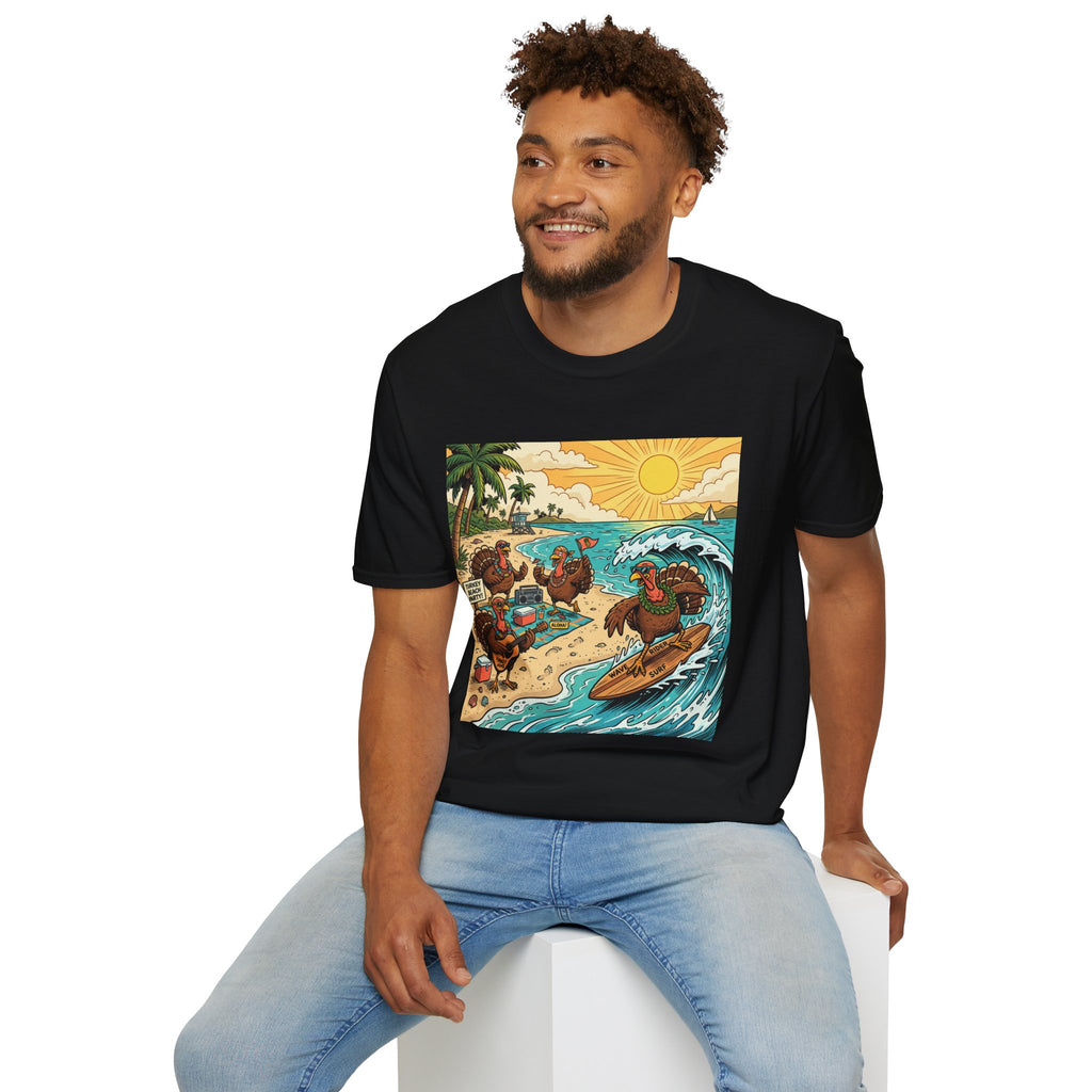 Surfing Turkey Beach Party T-Shirt