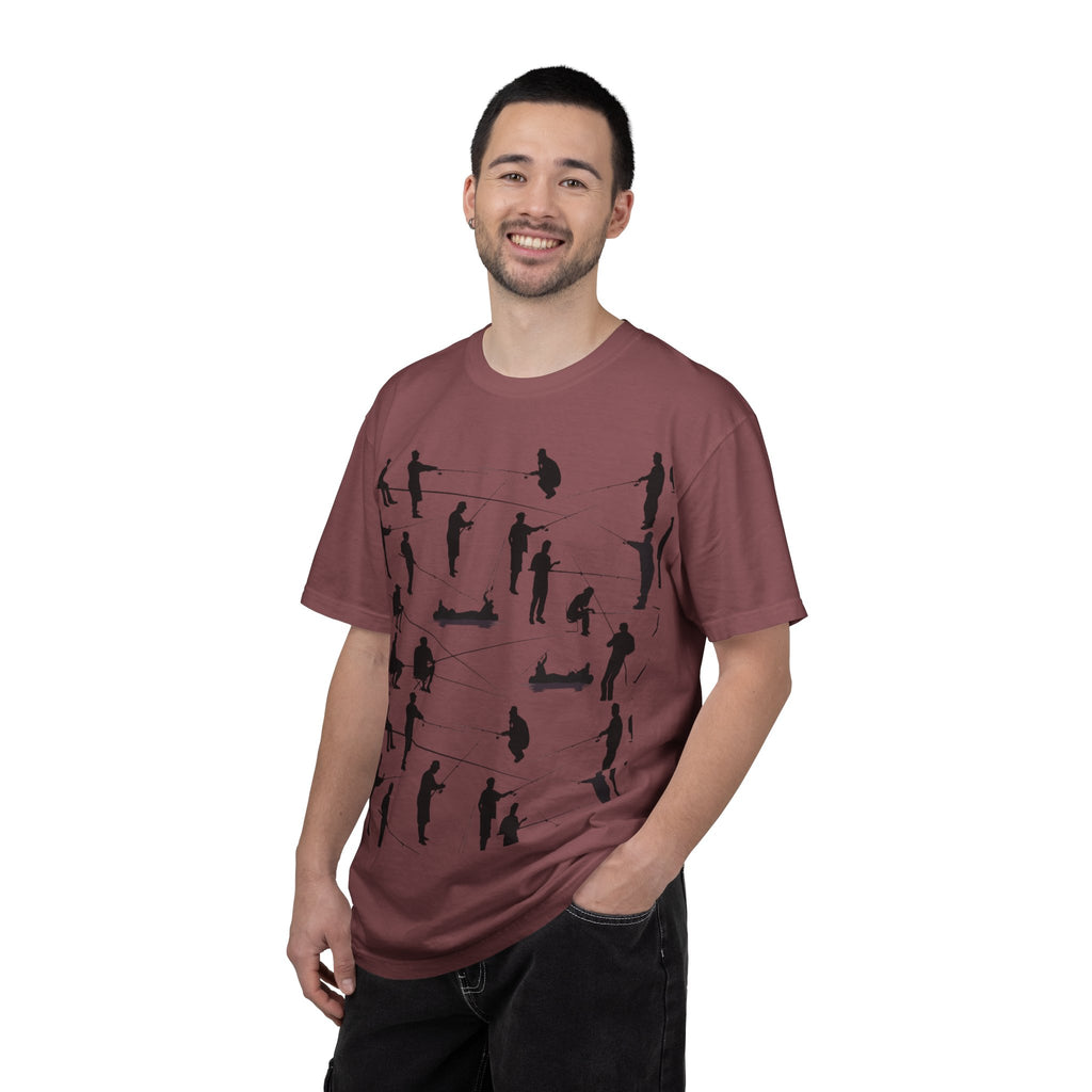 Different Styles of Fishing Garment-Dyed T-Shirt — New Colors