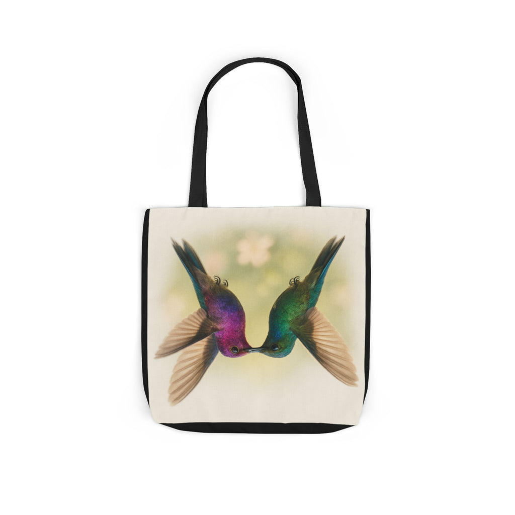 HUMMINGBIRD Canvas Tote Bag, 5-Color Straps