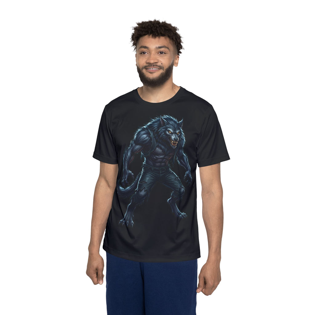 Werewolf Graphic Jersey — Men's Dark Fantasy Sports Tee