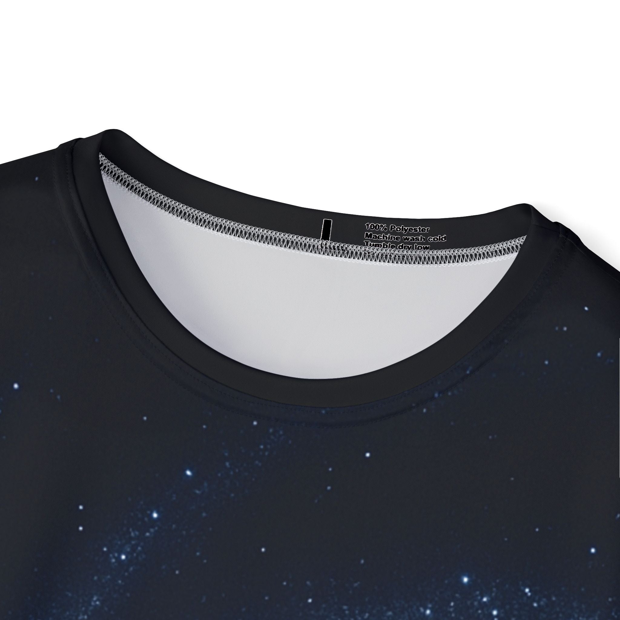 Galaxy Spiral Sports Jersey — Men's Cosmic Space Theme Athletic Tee