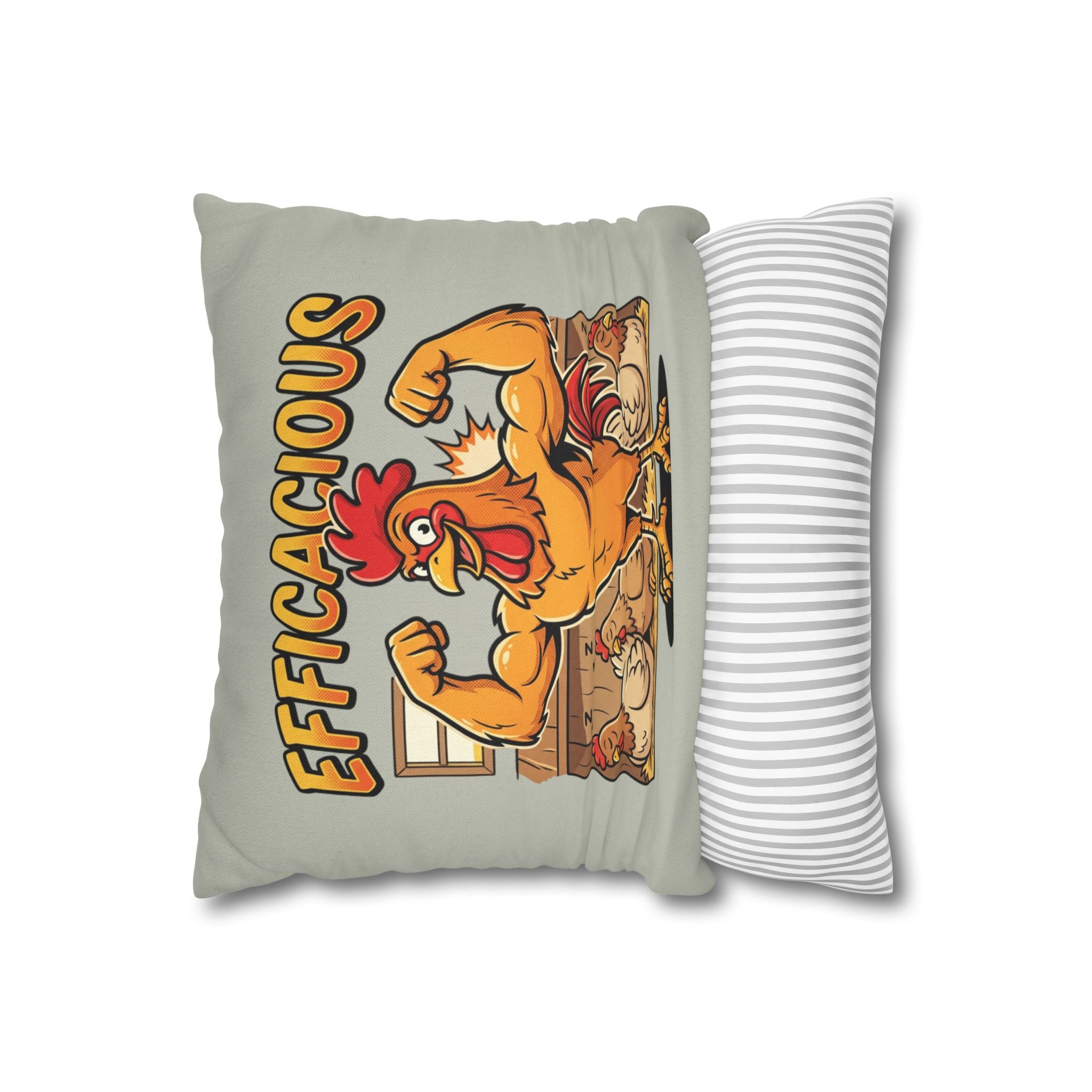 Spun Polyester Square Pillowcase