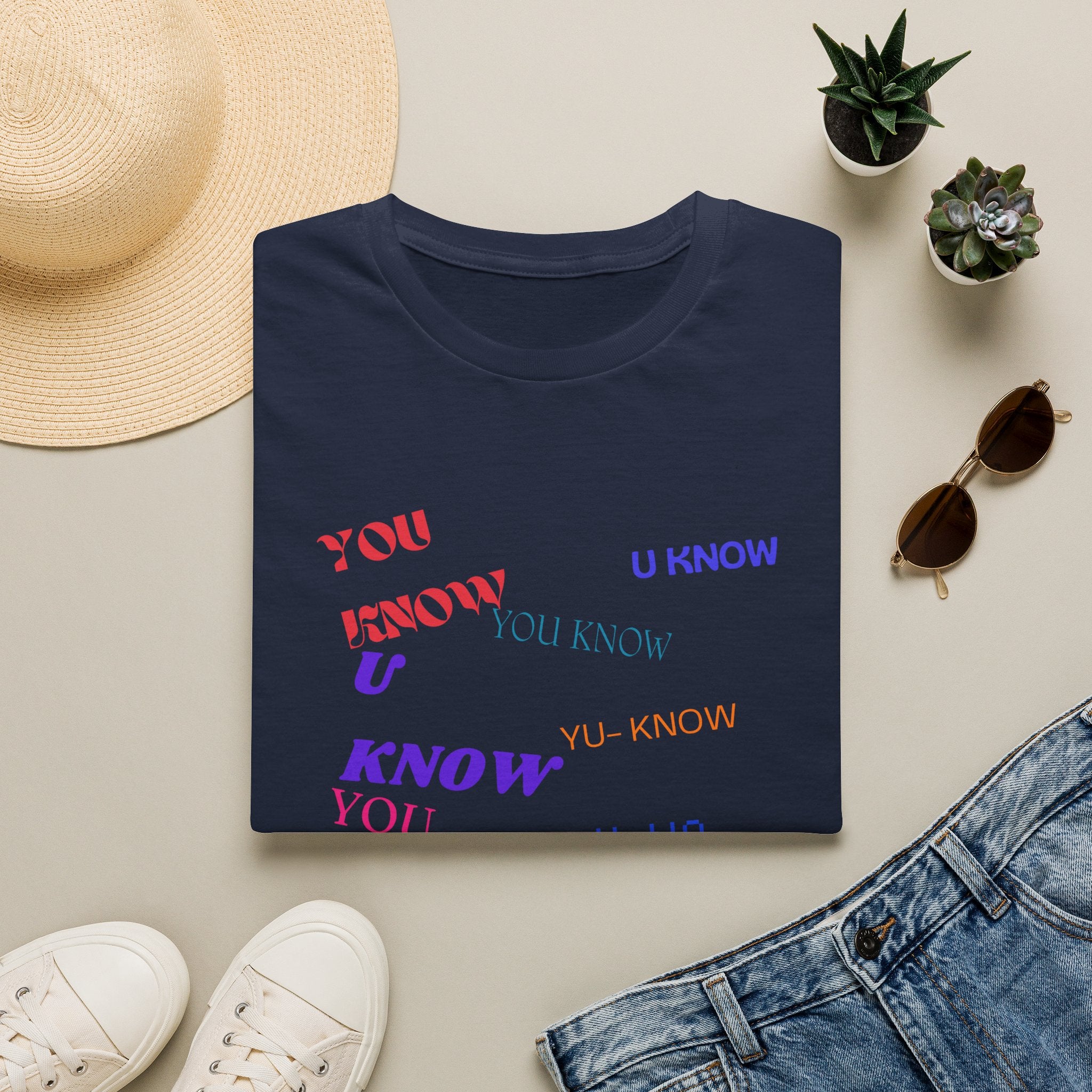 You Know All-Over Text Unisex Softstyle T-Shirt