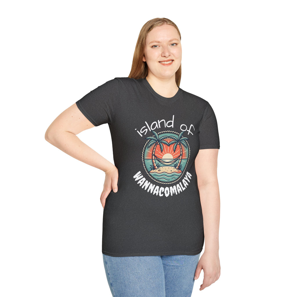 Island of Wannacomalaya Unisex Softstyle T-Shirt