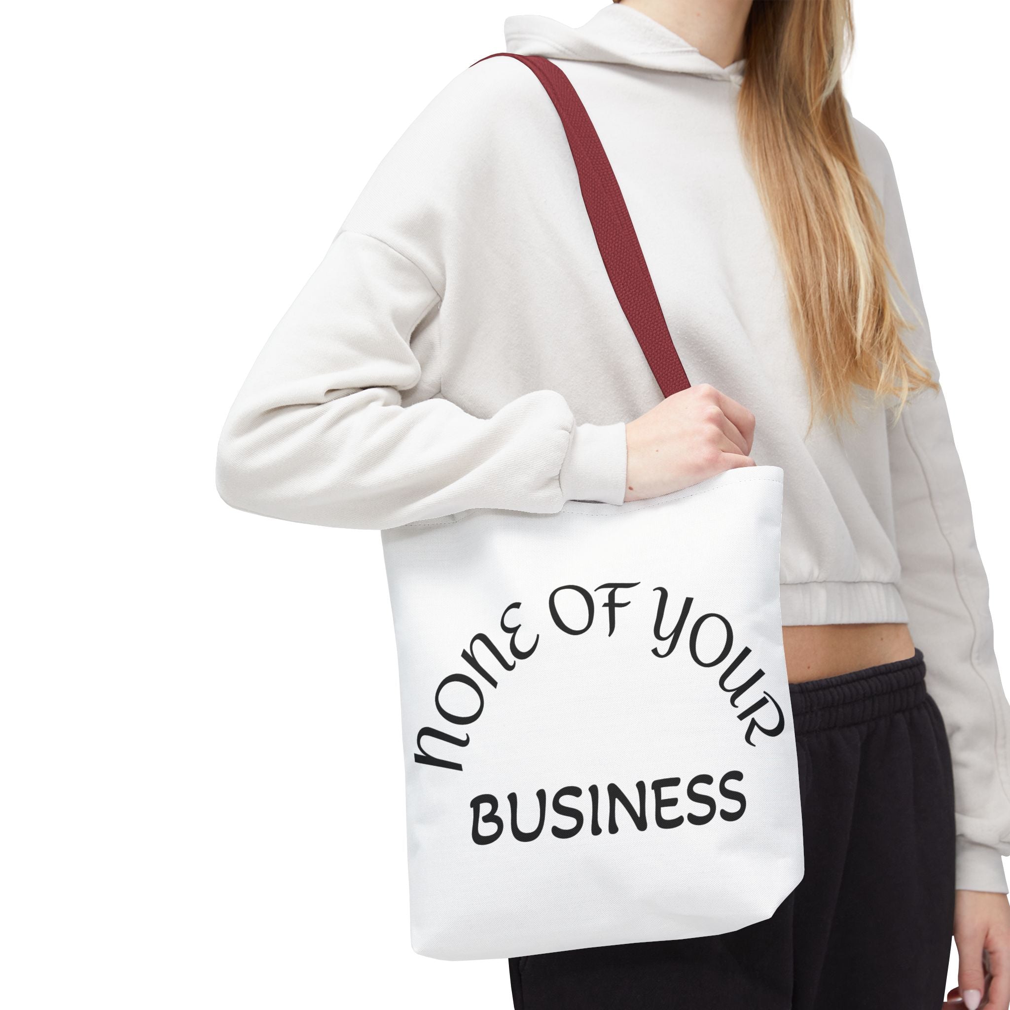 None of your Business (rat on the backside)Tote Bag (AOP)