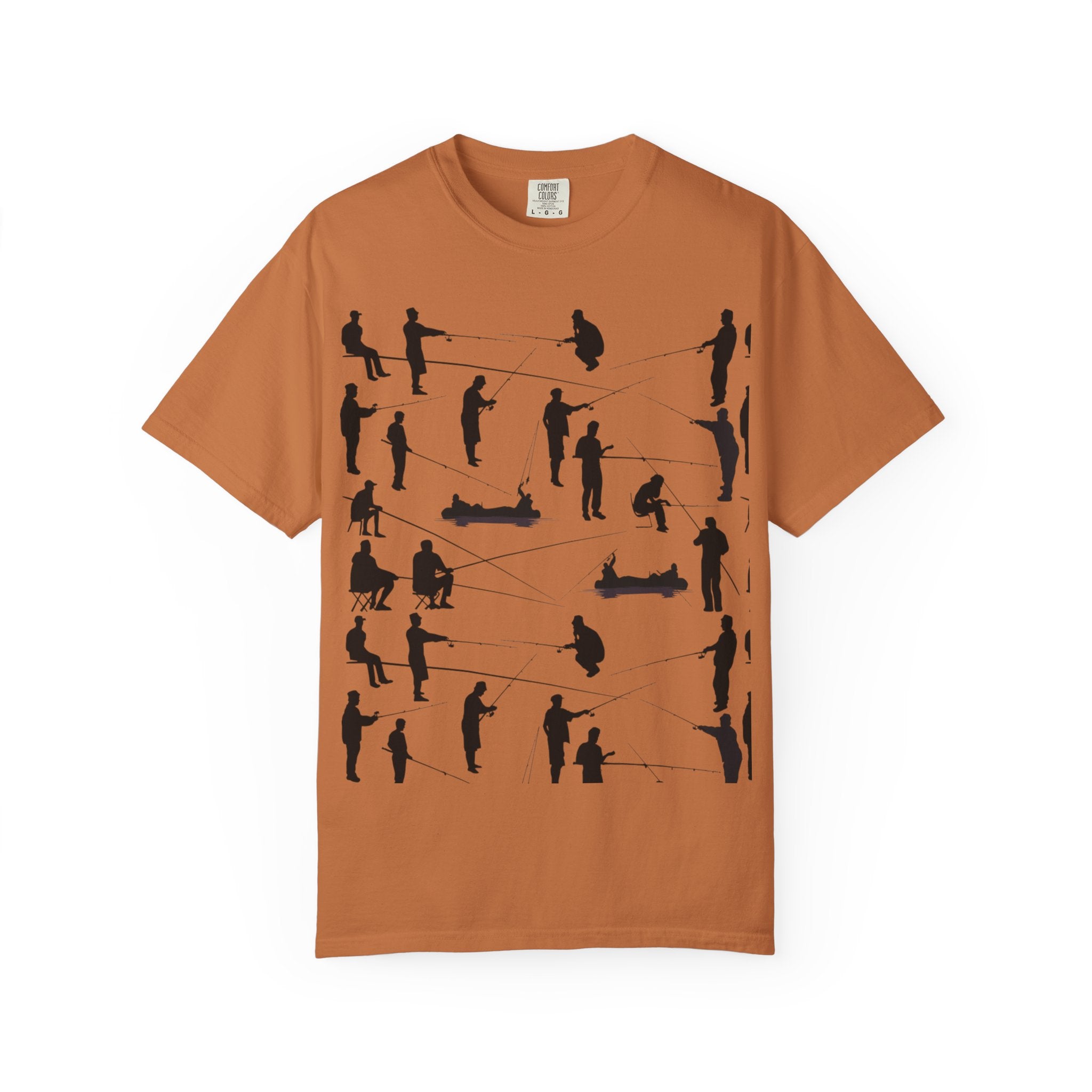 Different Styles of Fishing Garment-Dyed T-Shirt — New Colors