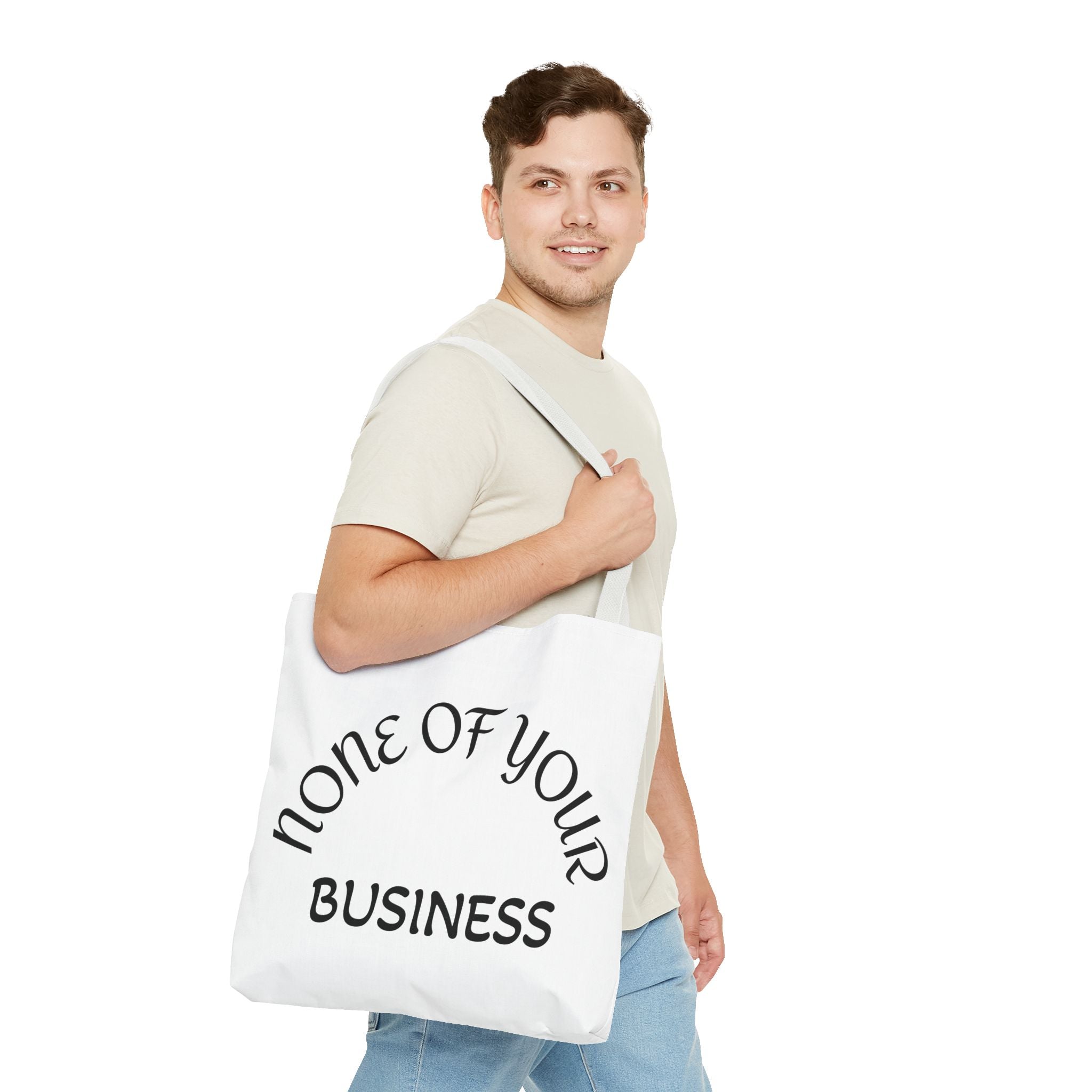None of your Business (rat on the backside)Tote Bag (AOP)