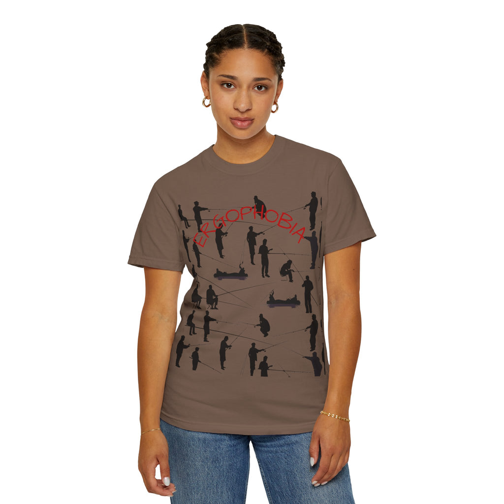 Different Styles of Fishing Garment-Dyed T-Shirt