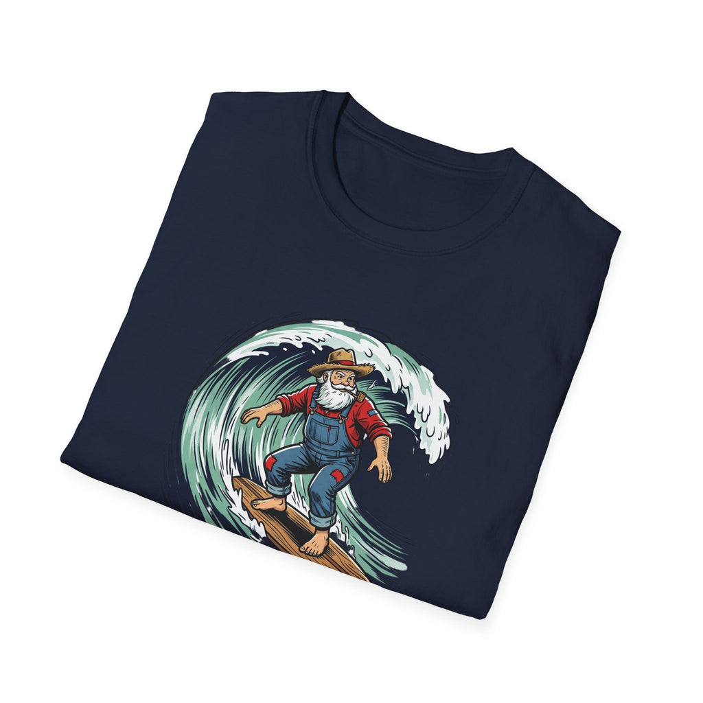 Redneck Santa T-Shirt — Surfing Santa Holiday Graphic Tee