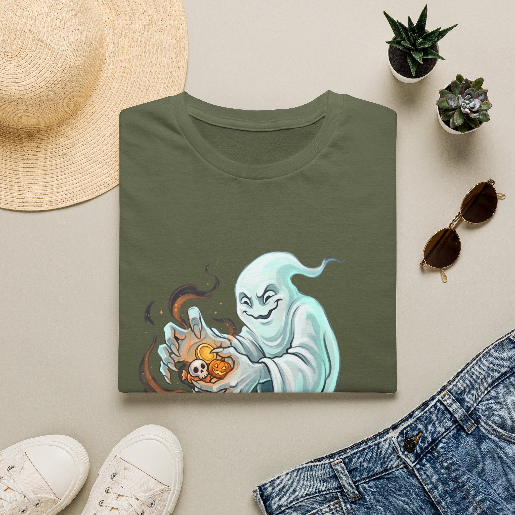 Ghost Portal Halloween Unisex Softstyle T-Shirt