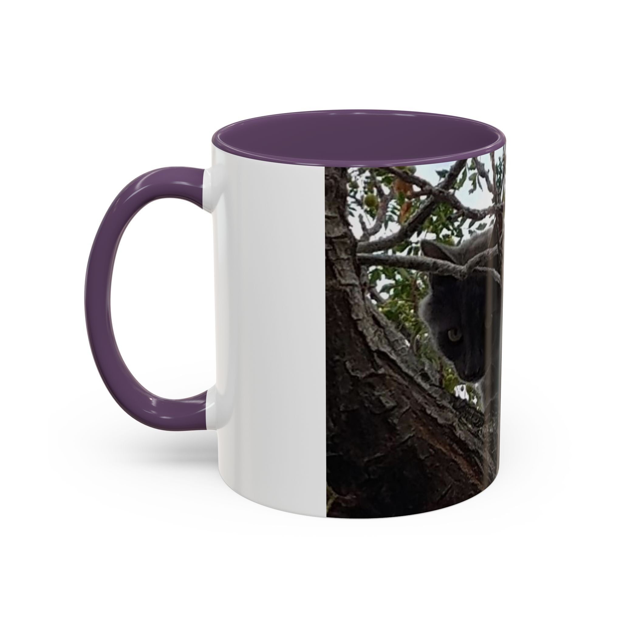 Cat in a Tree Accent Coffee Mug (11oz, 15oz)