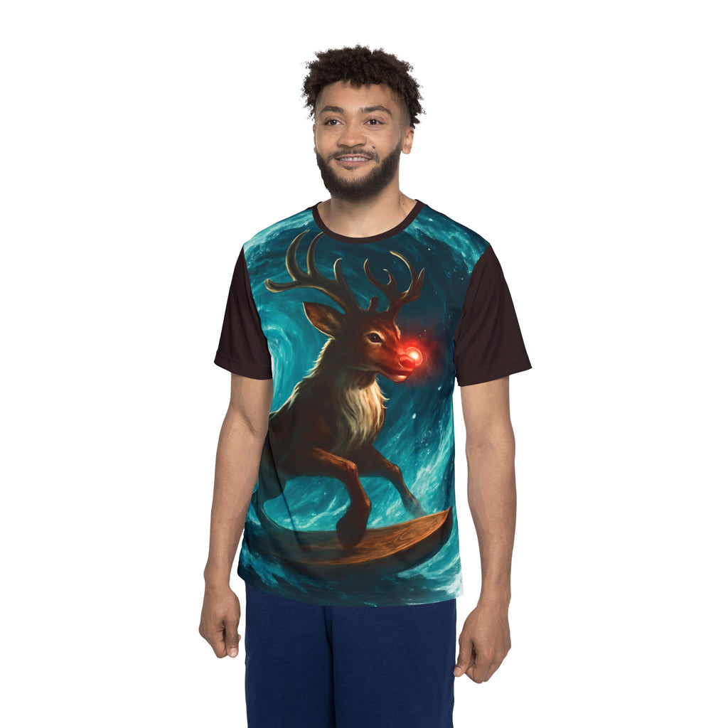 Men's Jersey — Surfing Rudolph Graphic All-Over Print