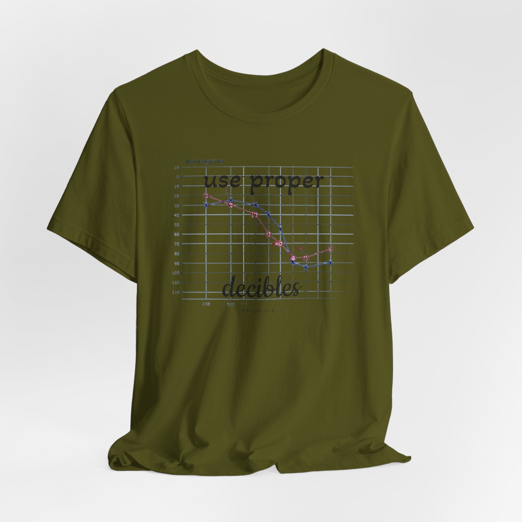 DECIBEL METER Jersey Short Sleeve Tee
