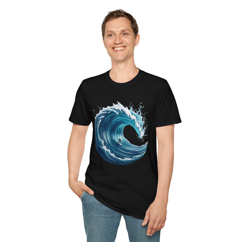 Ocean Wave T-Shirt — Coastal Surf Graphic Tee